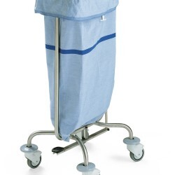 SHS - K617111 - Porta sacco in acciaio inox ad un posto con apertura a pedale