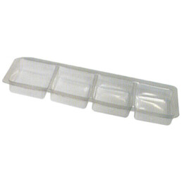 Inserto trasparente a 4 scomparti per dispenser k618116